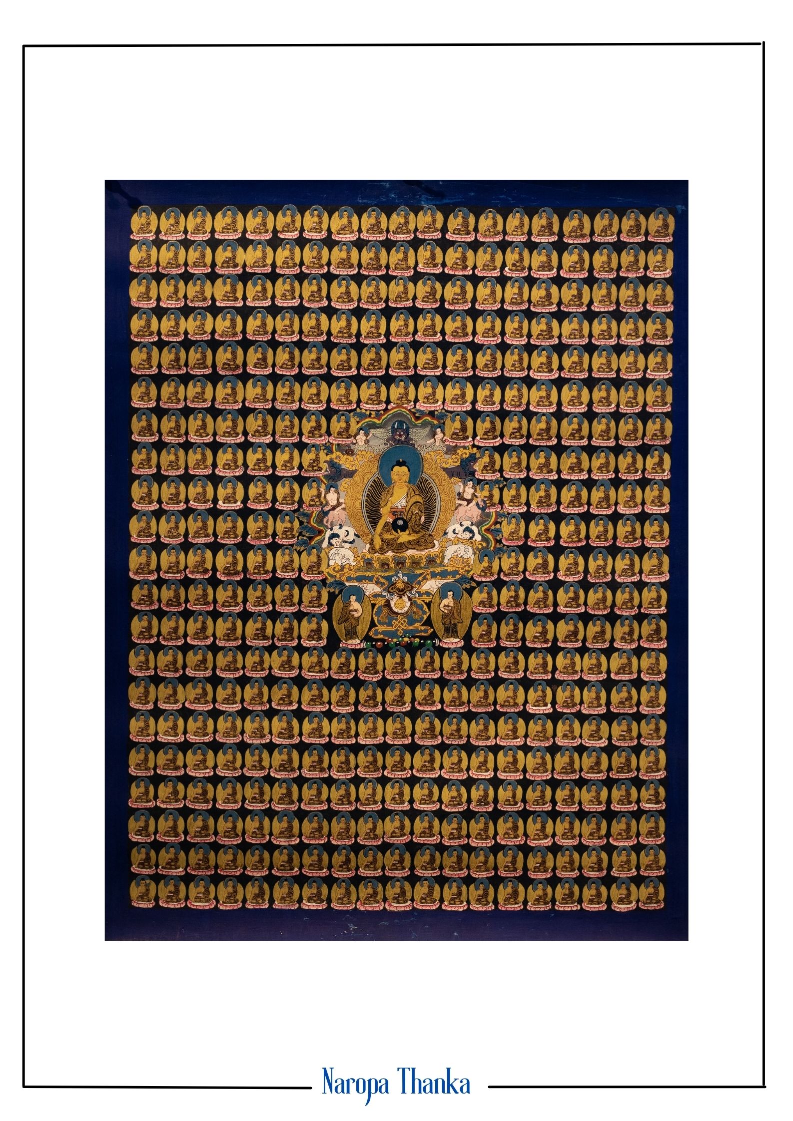 365 Sakyamuni Buddha (Siddartha Gautam Buddha), Tibetan Thangka 45*34cm