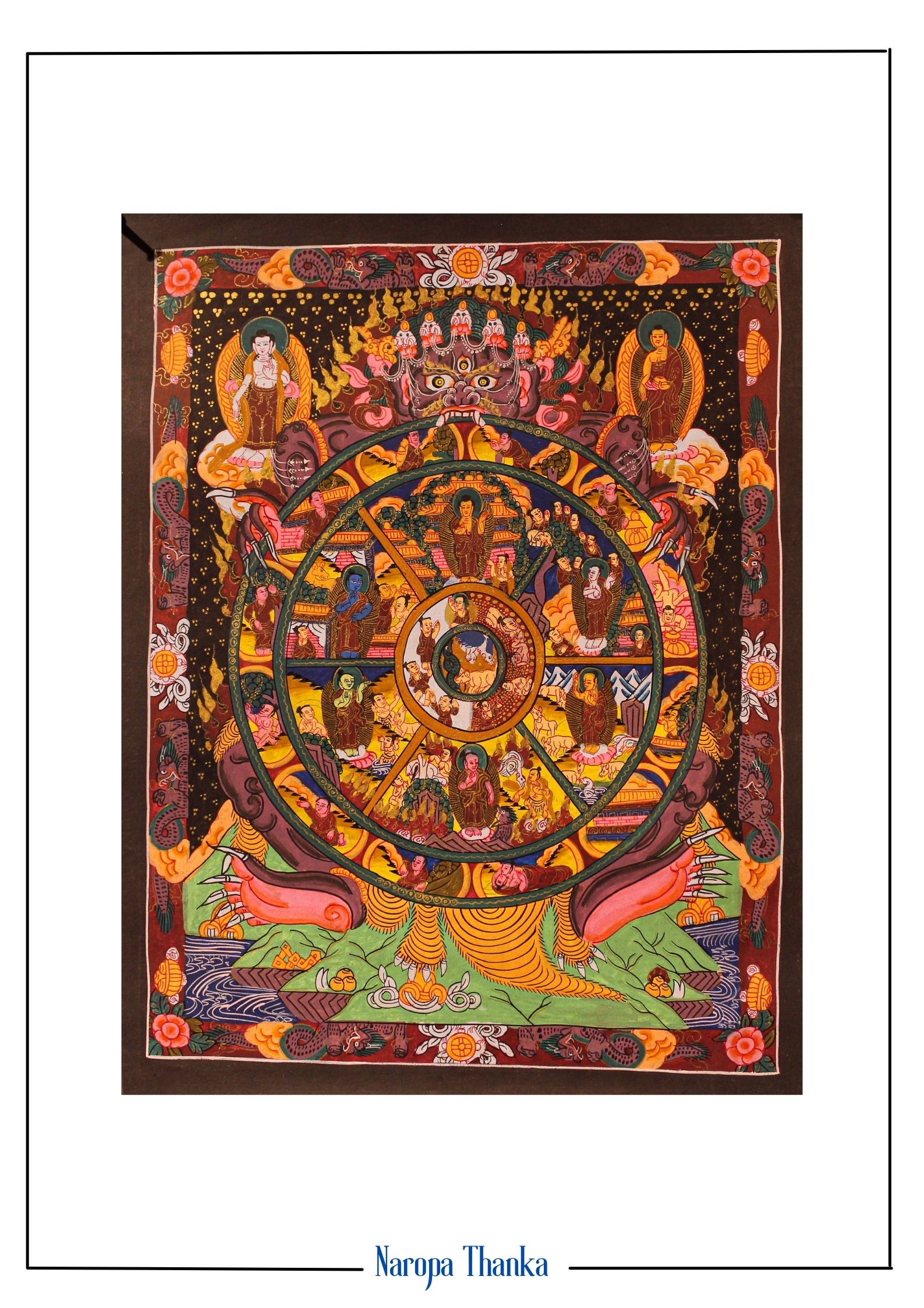 Wheel of Life (Samsara) 33*26cm