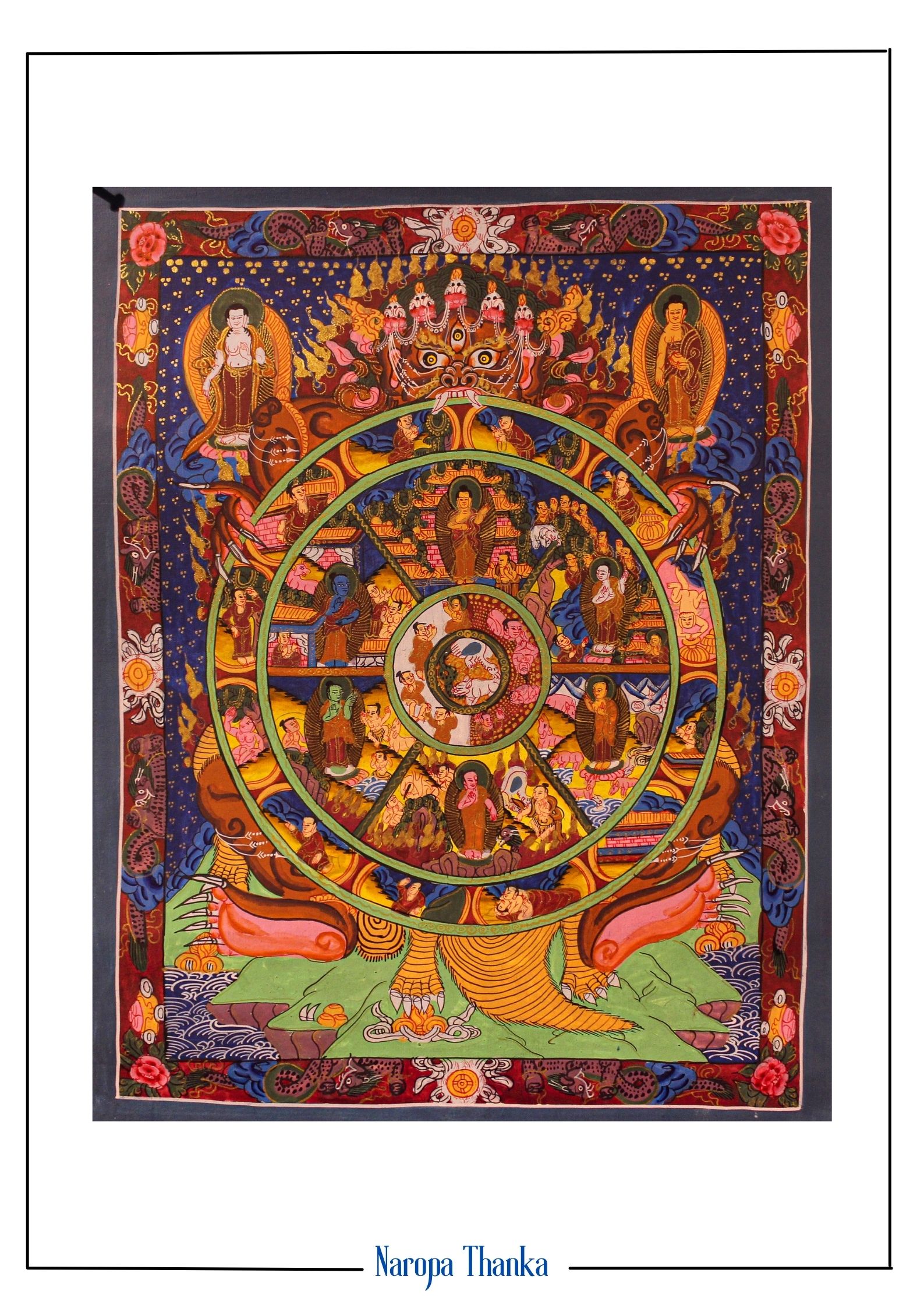 Wheel of Life (Samsara) 33*26cm